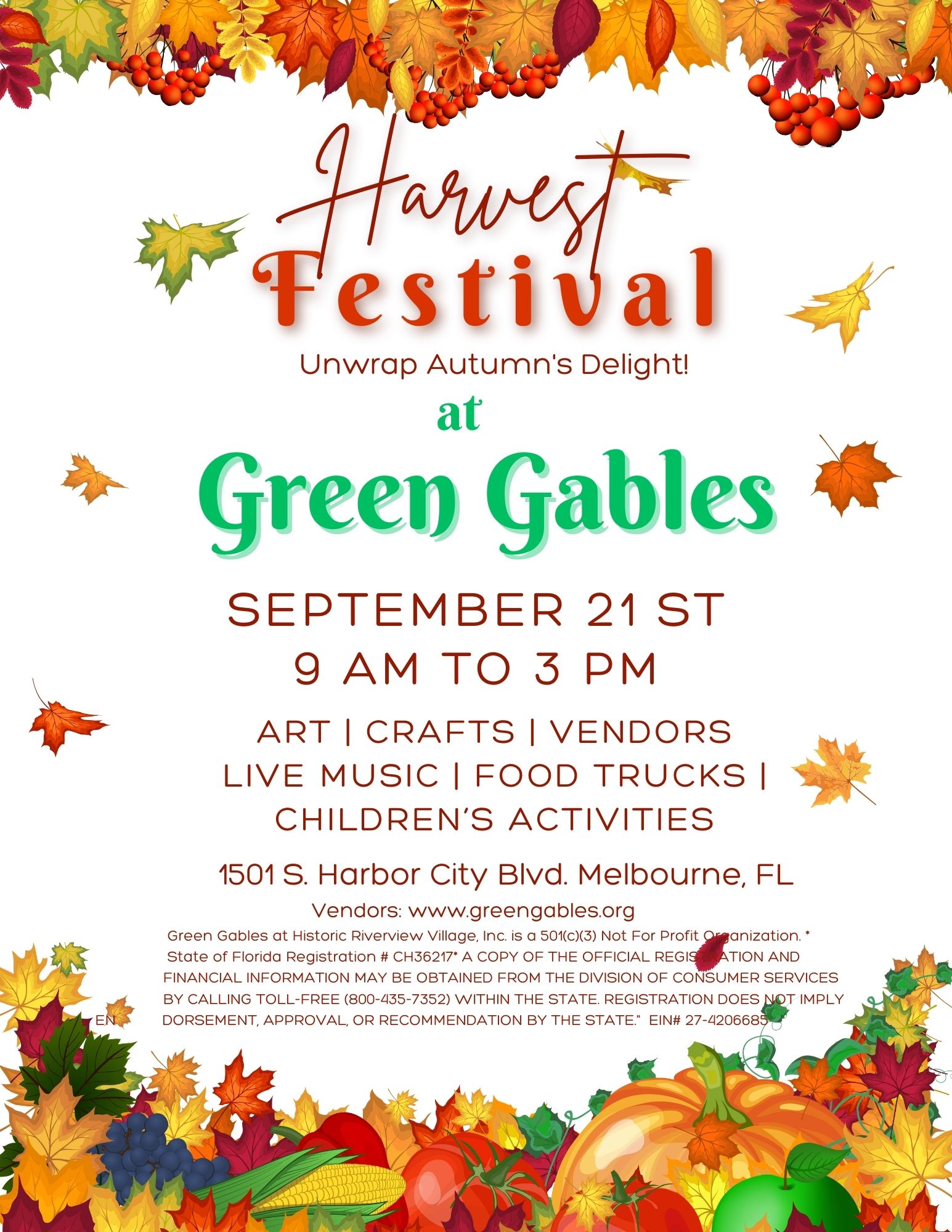 A vibrant showcase of the Green Gables Harvest Festival, bringing the community together in historic Melbourne.