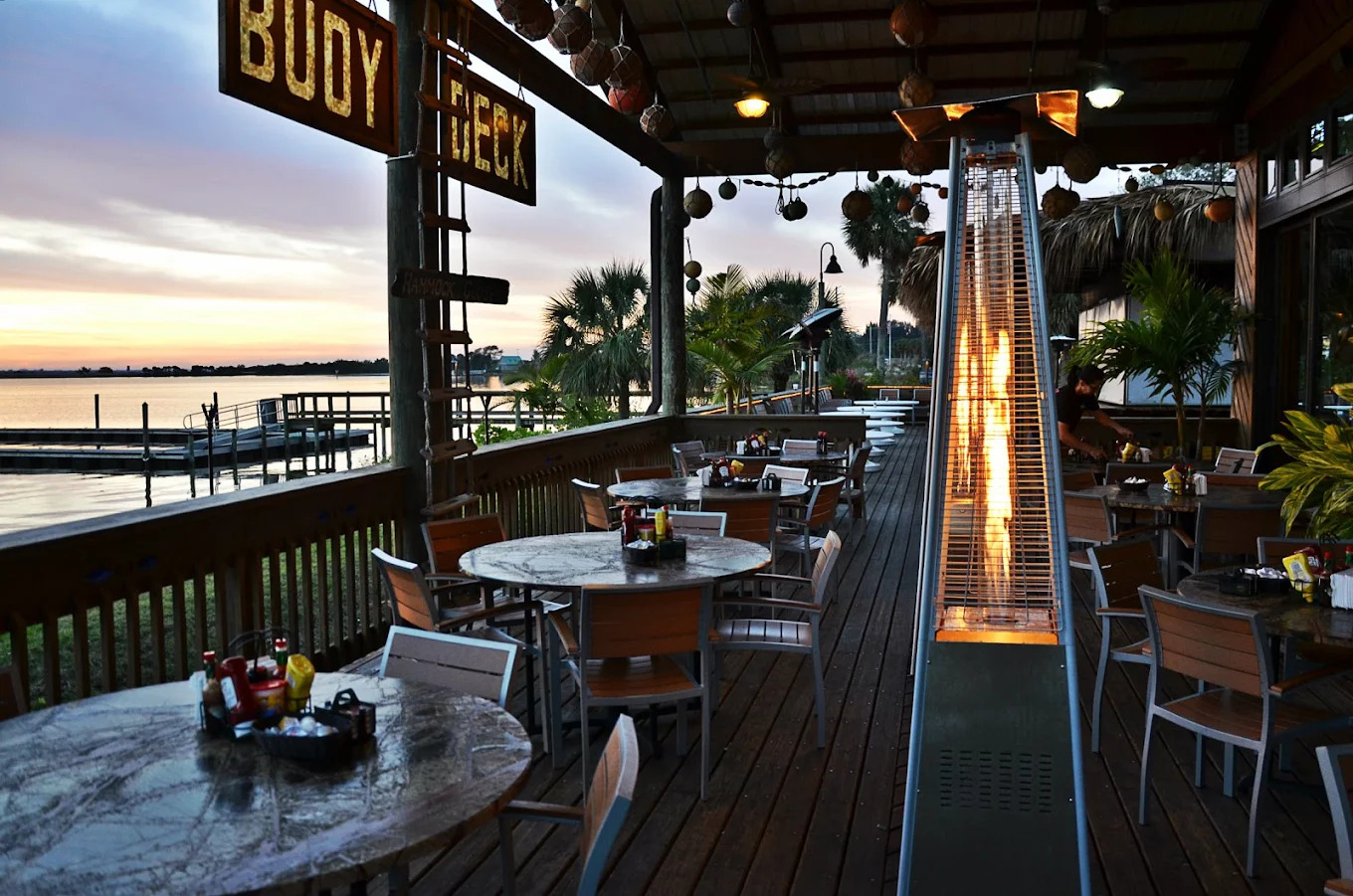 Enjoy Happy Hour Cocktails and Delicious Seafood at Grills Riverside Seafood Deck & Tiki Bar in Melbourne Florida